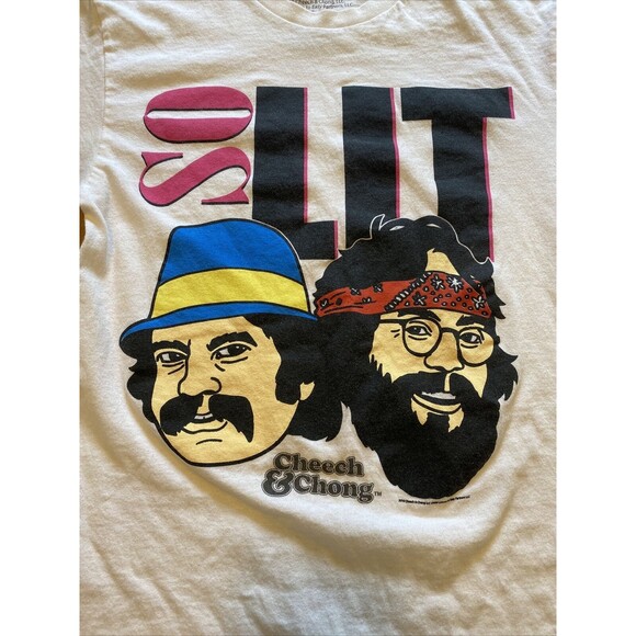 Cheech And Chong T- Shirt  SO LIT Cheech And Chong Up In Smoke Size Small - Picture 2 of 6